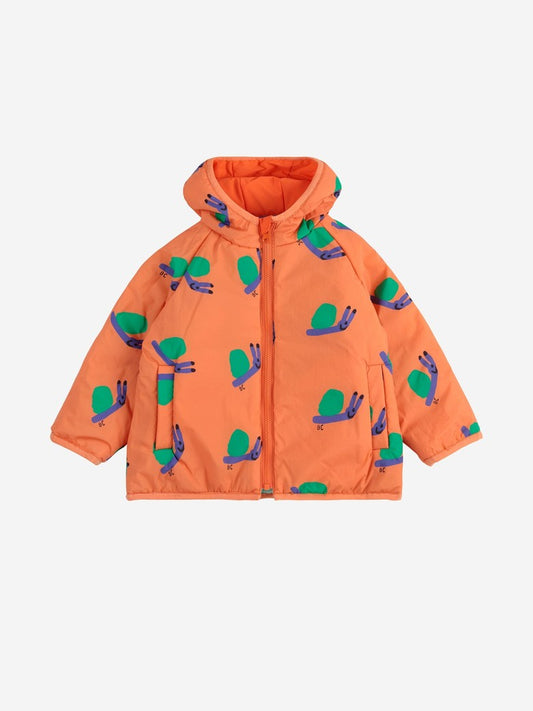 Color Block reversible light anorak