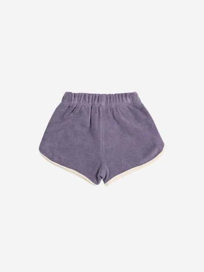 Blue terry cloth shorts