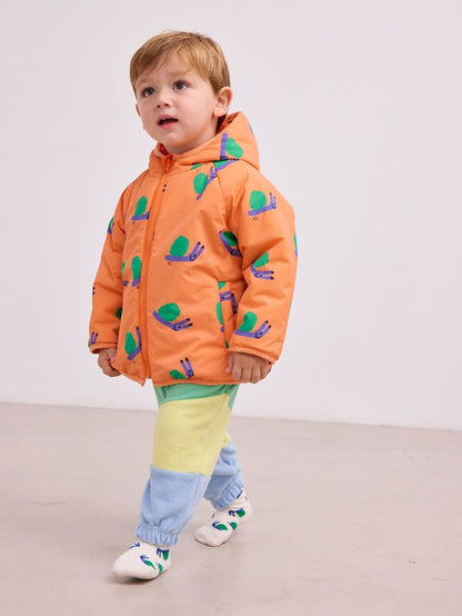 Green color block jogging pants