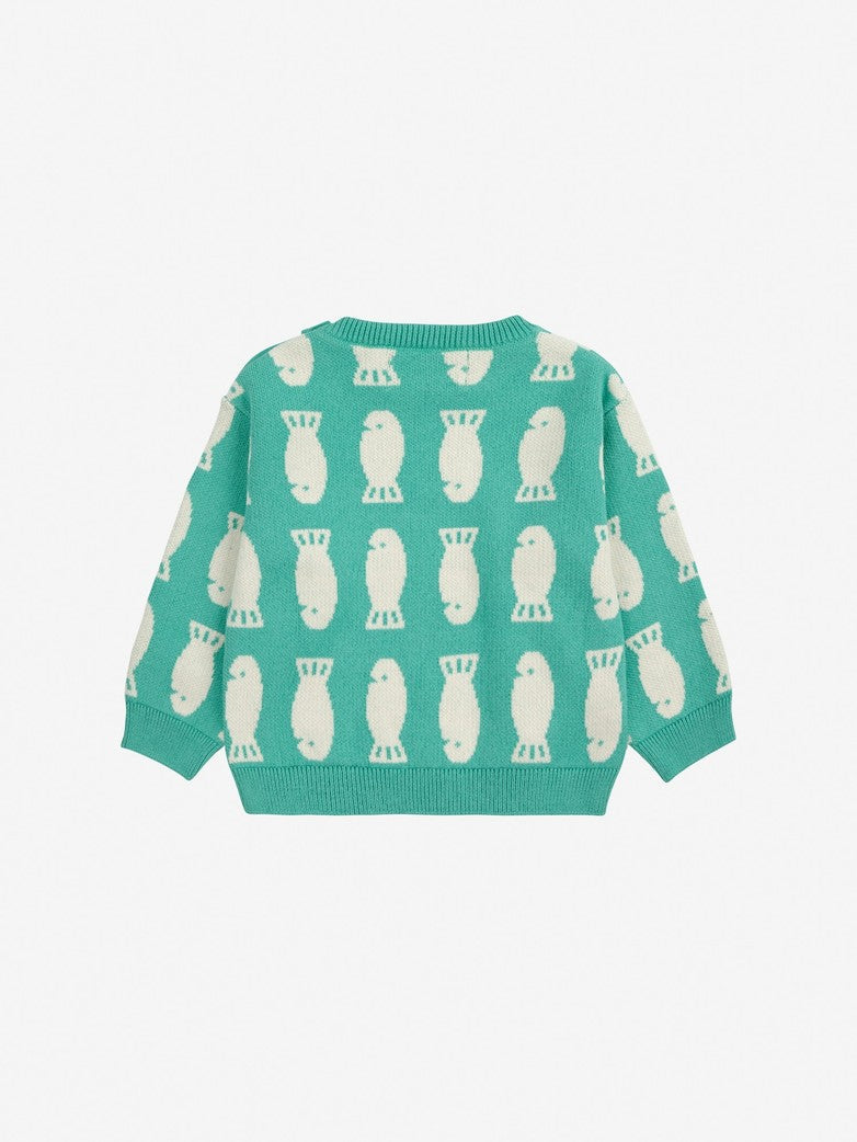 Lucky Fish jacquard jumper