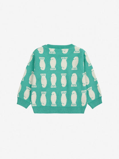 Lucky Fish jacquard jumper