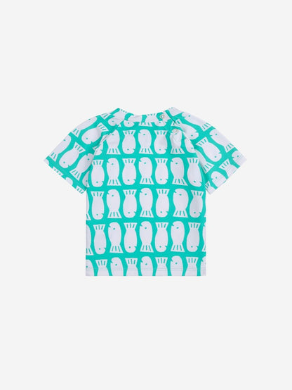Lucky Fish all over swim T-shirt