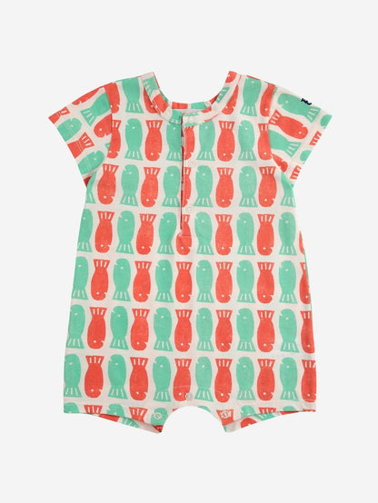 Lucky Fish all over playsuit
