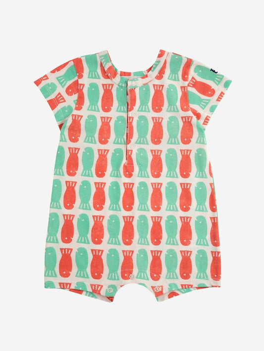 Lucky Fish all over playsuit