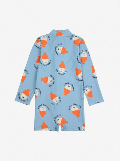 Morning Egg all over swim overall