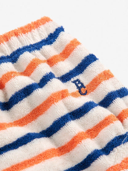 Striped terry cloth bloomer