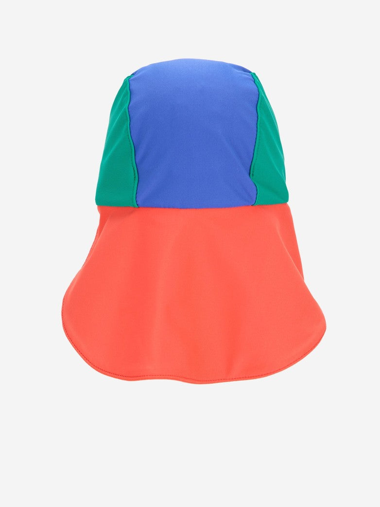 Joy color block swim cap