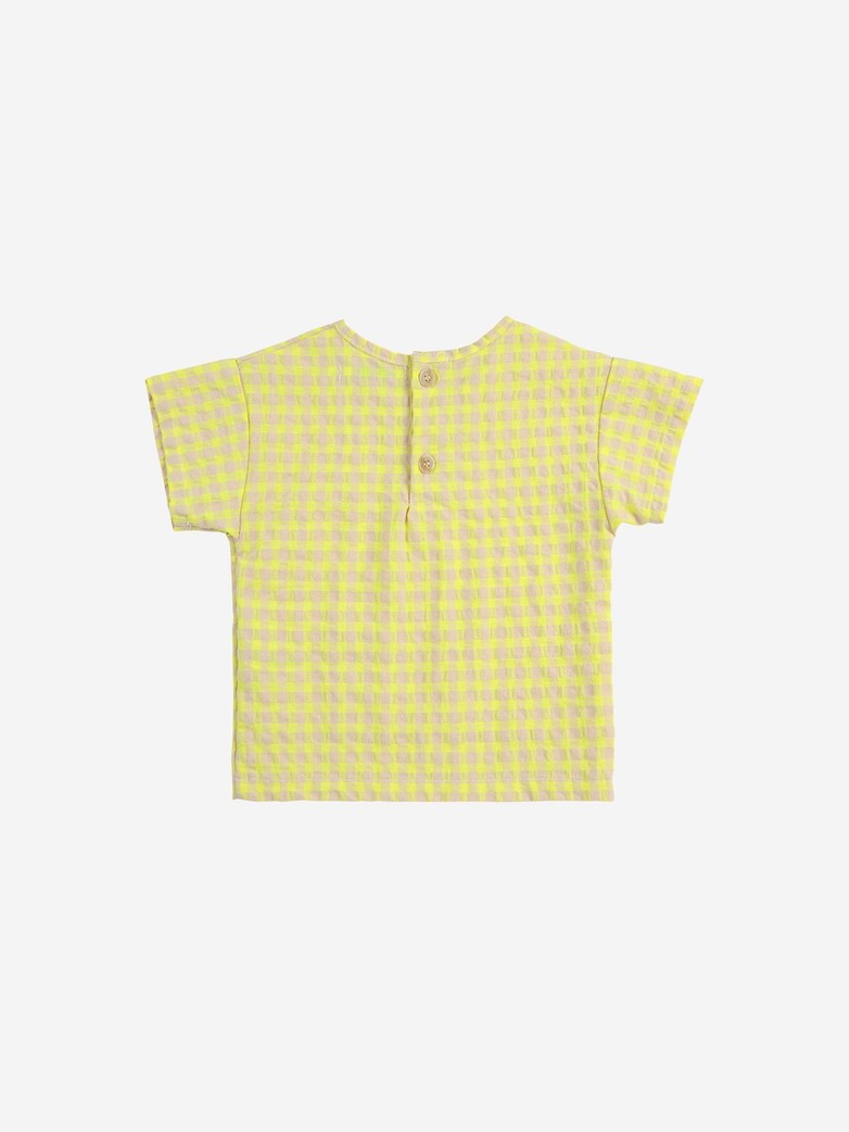 Vichy woven blouse