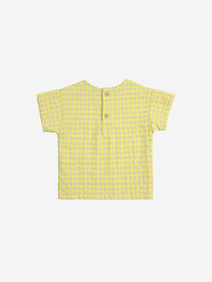 Vichy woven blouse