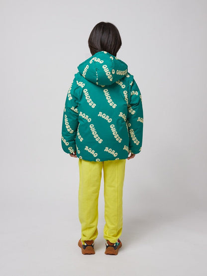 Wavy Bobo Choses all over light padded anorak
