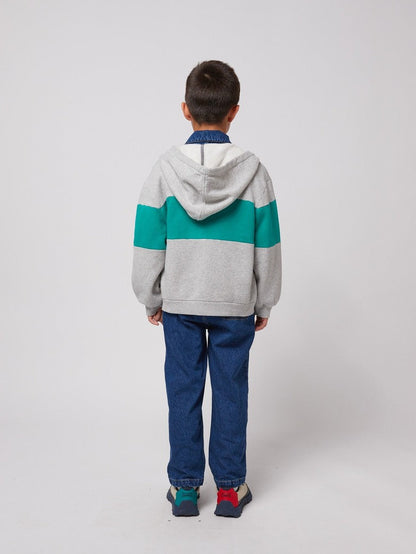 Smiling zipped hoodie