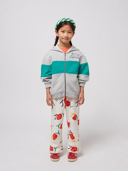 Smiling zipped hoodie