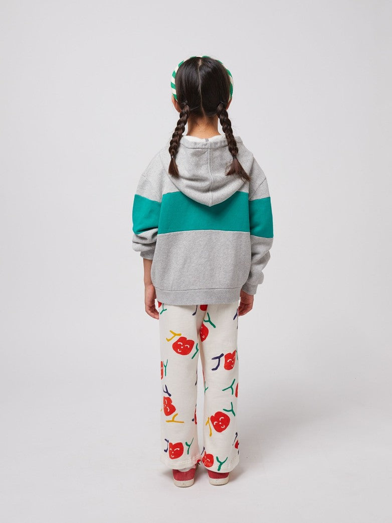 Smiling zipped hoodie