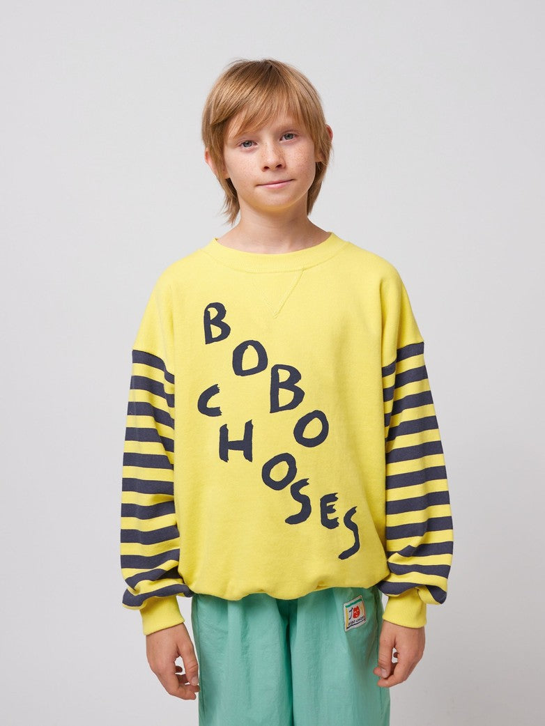 Diagonal Bobo Choses sweatshirt