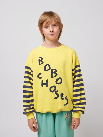 Diagonal Bobo Choses sweatshirt