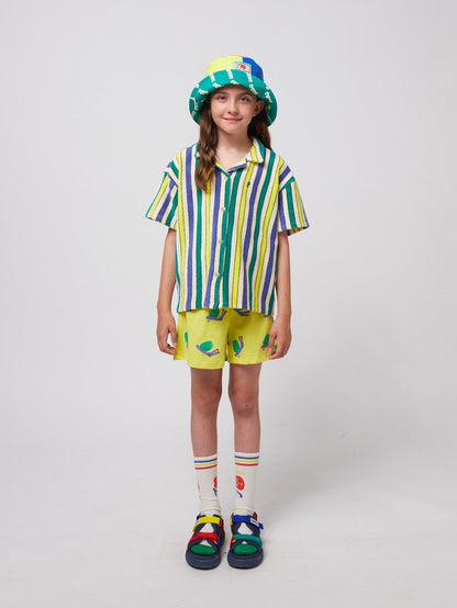 Multicolor Stripes terry cloth shirt