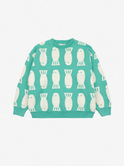 Lucky Fish jacquard jumper
