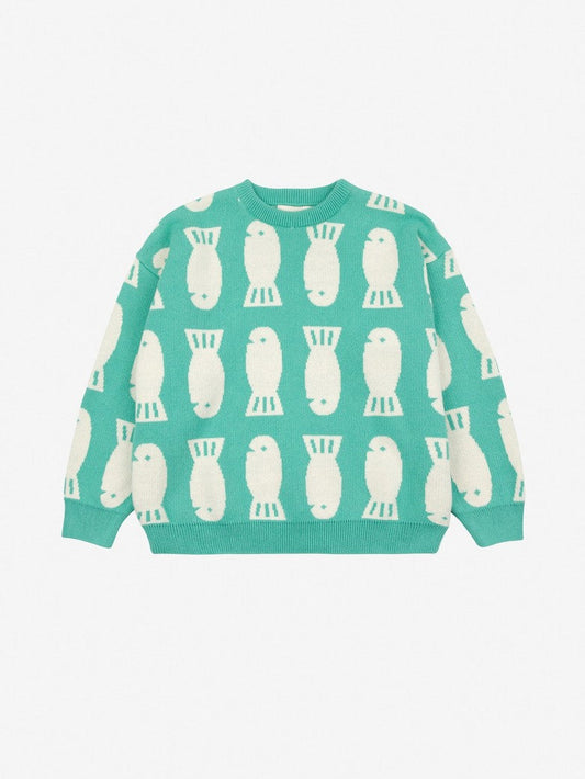 Lucky Fish jacquard jumper