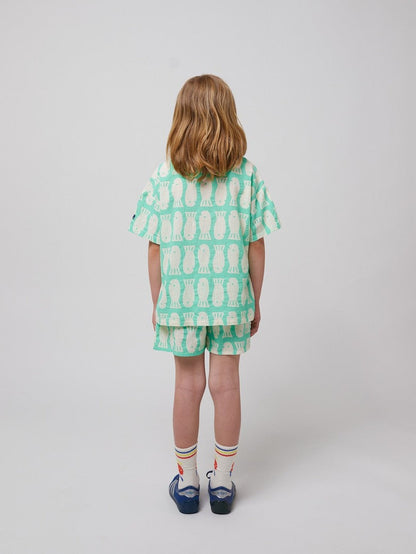 Lucky Fish all over woven shorts