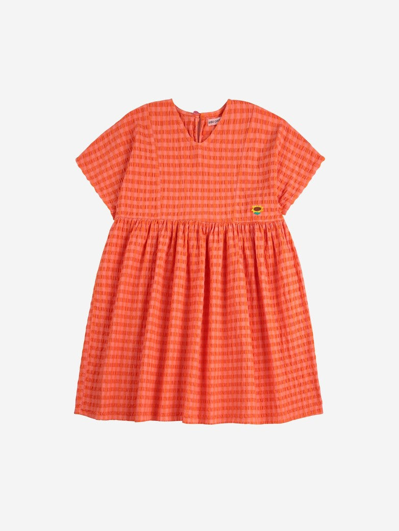 Vichy woven dress