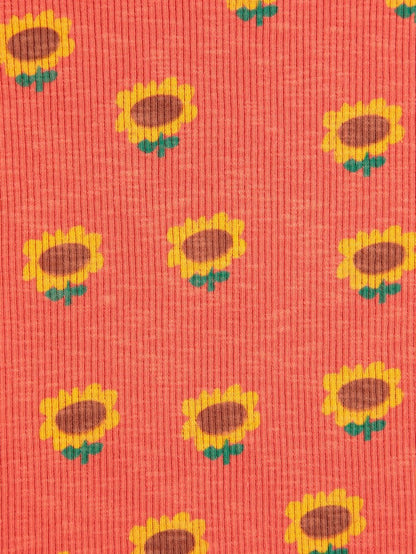 Sunflower all over turtleneck T-shirt