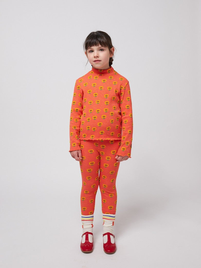 Sunflower all over leggings