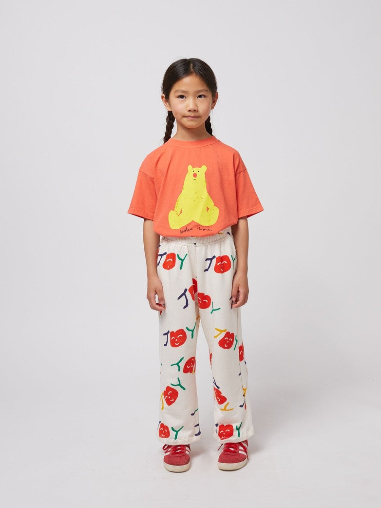 Smiling all over jogging pants