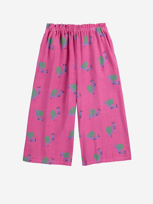 Funny Snail all over woven culotte pants