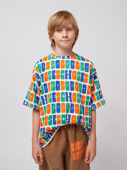 Multicolor Bobo Choses all over T-shirt