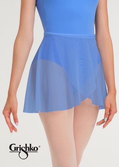 女童蓝色芭蕾舞短裙