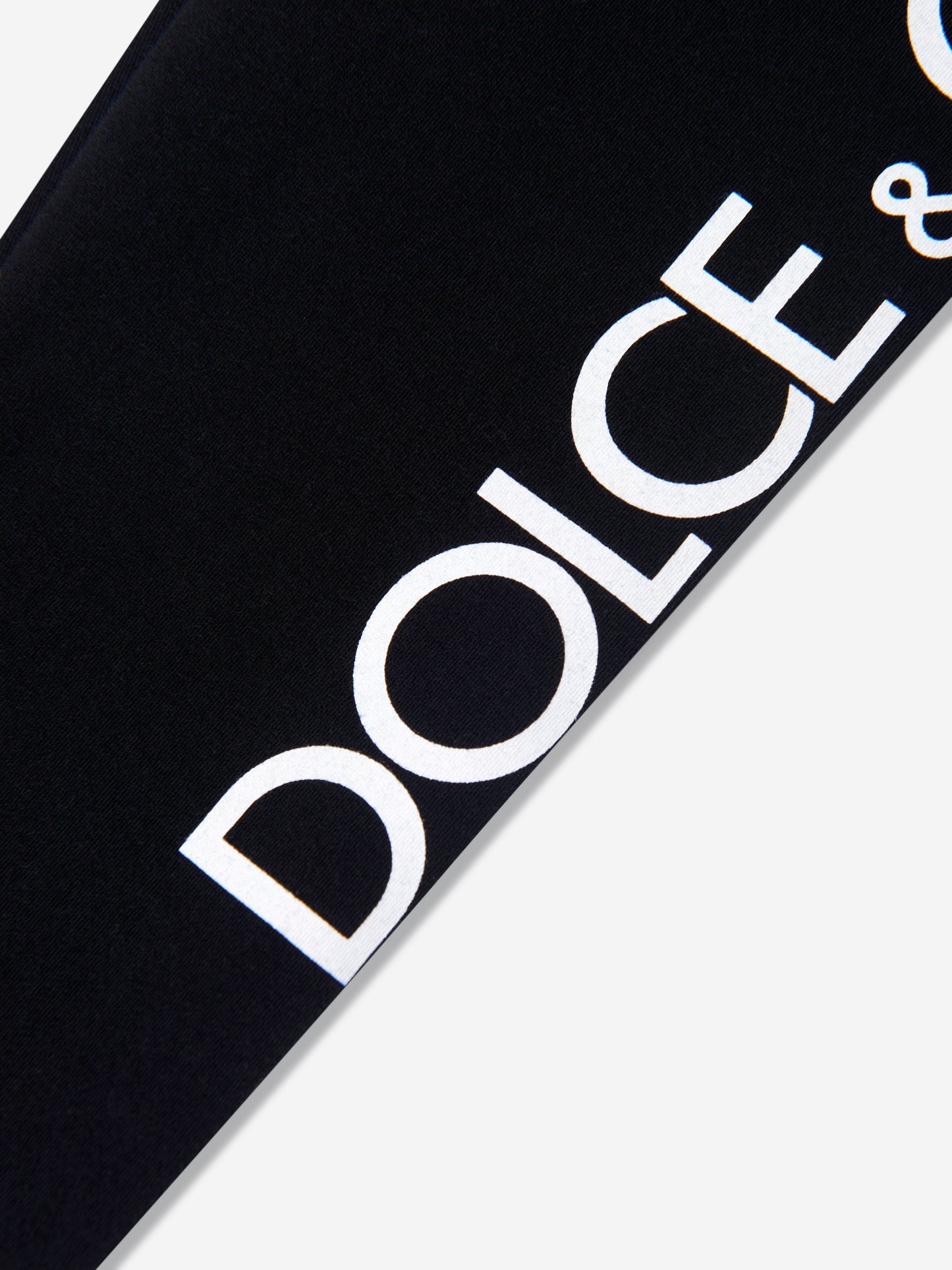 Dolce & Gabbana 女童黑色徽标紧身裤