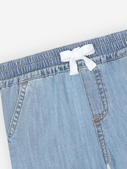 Dolce & Gabbana 男婴蓝色 Chambray 短裤