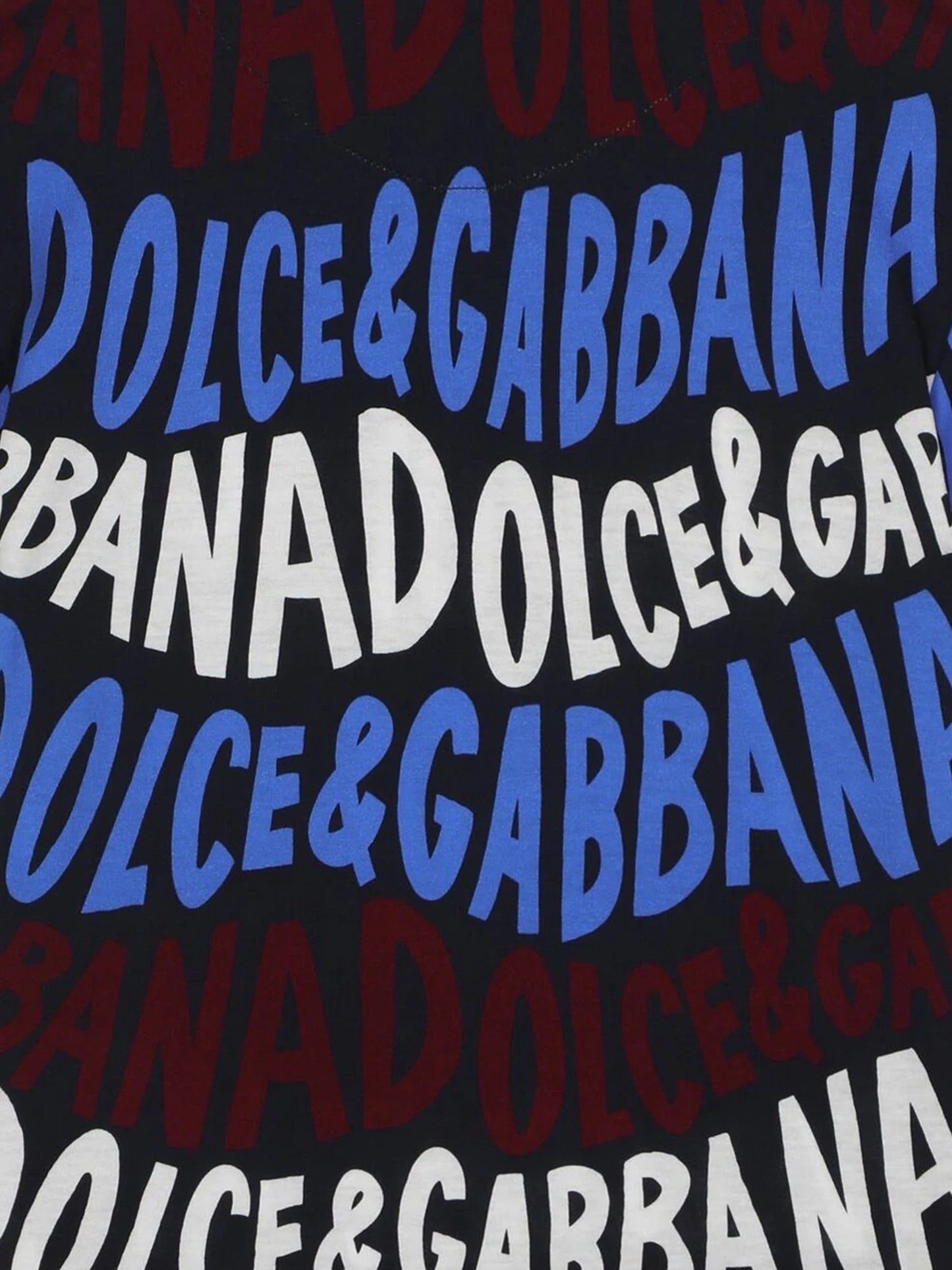 Dolce & Gabbana 男童多色徽标印花 T 恤