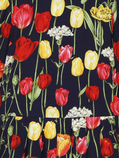 Dolce & Gabbana 女童郁金香印花连衣裙（多色）