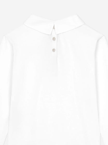 Dolce & Gabbana 女童彼得潘领上衣（白色）