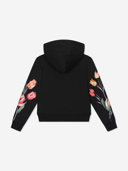 Dolce & Gabbana 女童郁金香拉链上衣（海军蓝）