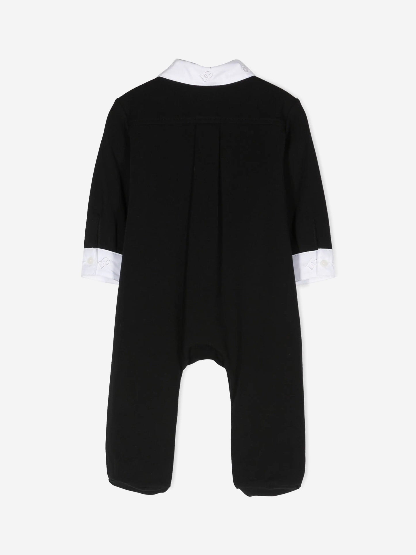 Dolce & Gabbana 男婴黑色燕尾服婴儿连体衣