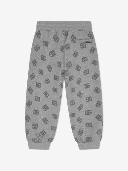 Dolce & Gabbana 男童 DG Logo 慢跑裤（灰色）