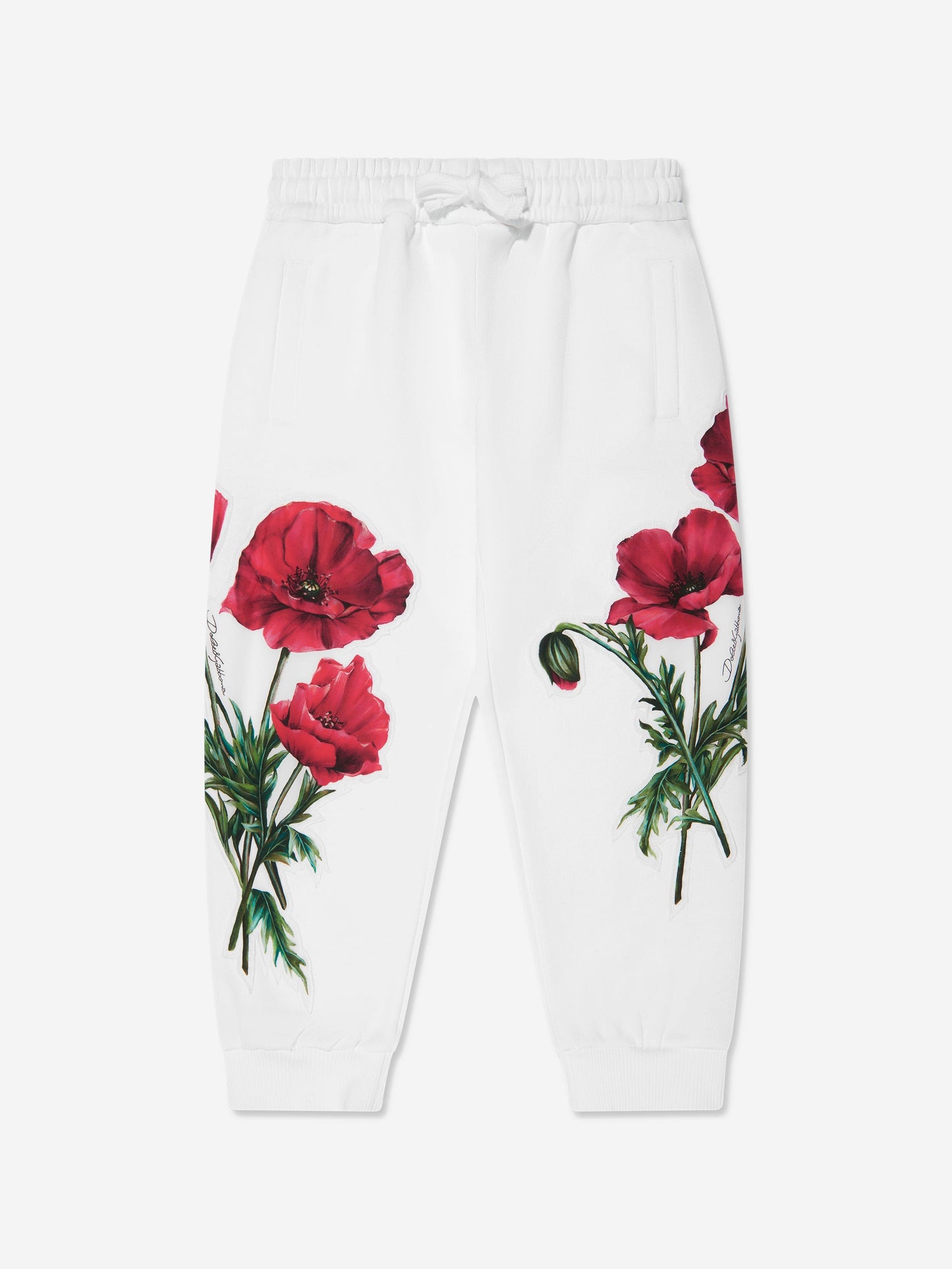 Dolce & Gabbana 女童 Poppy 慢跑裤（白色）