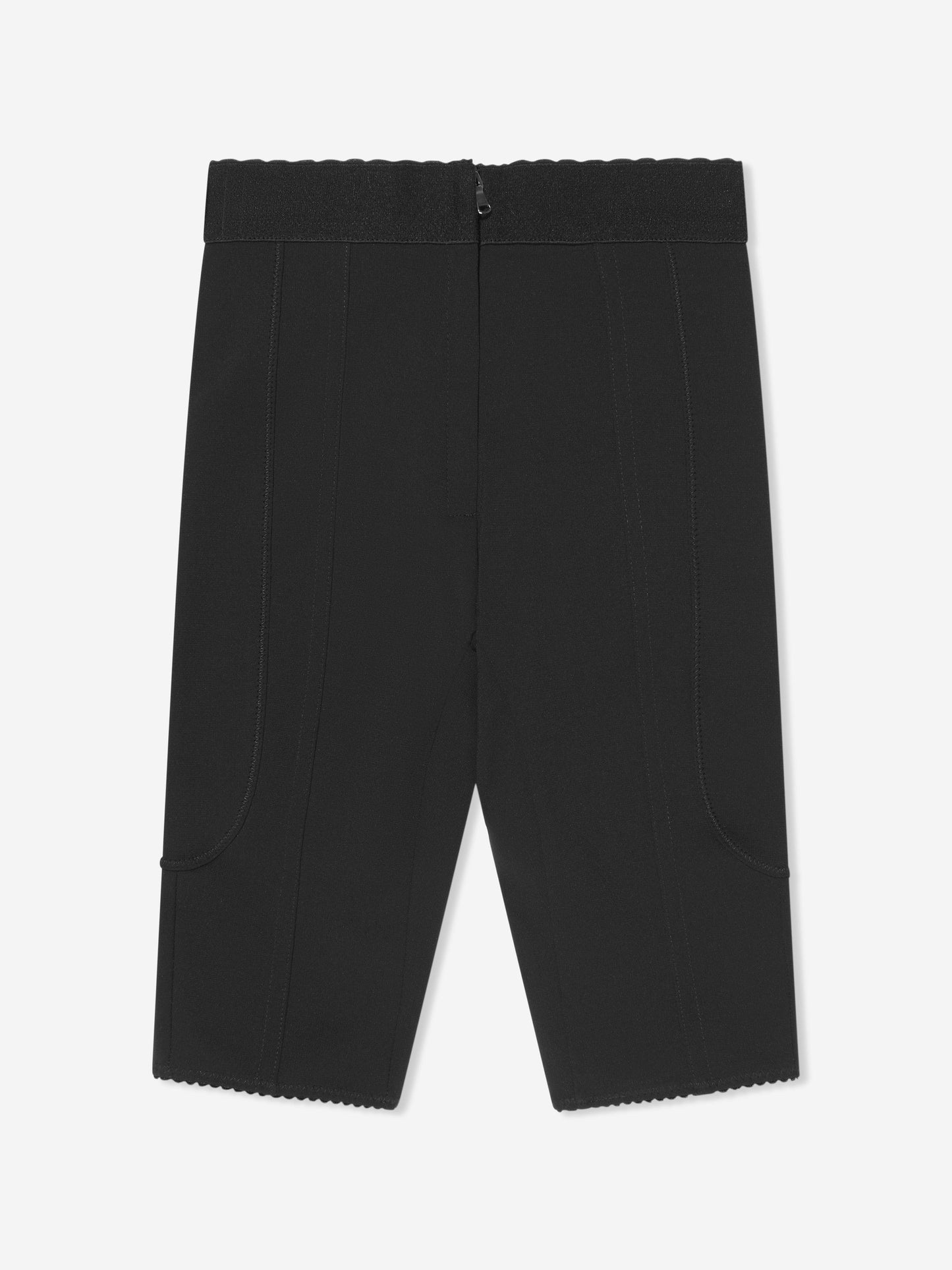 Dolce & Gabbana 女童黑色徽标骑行短裤