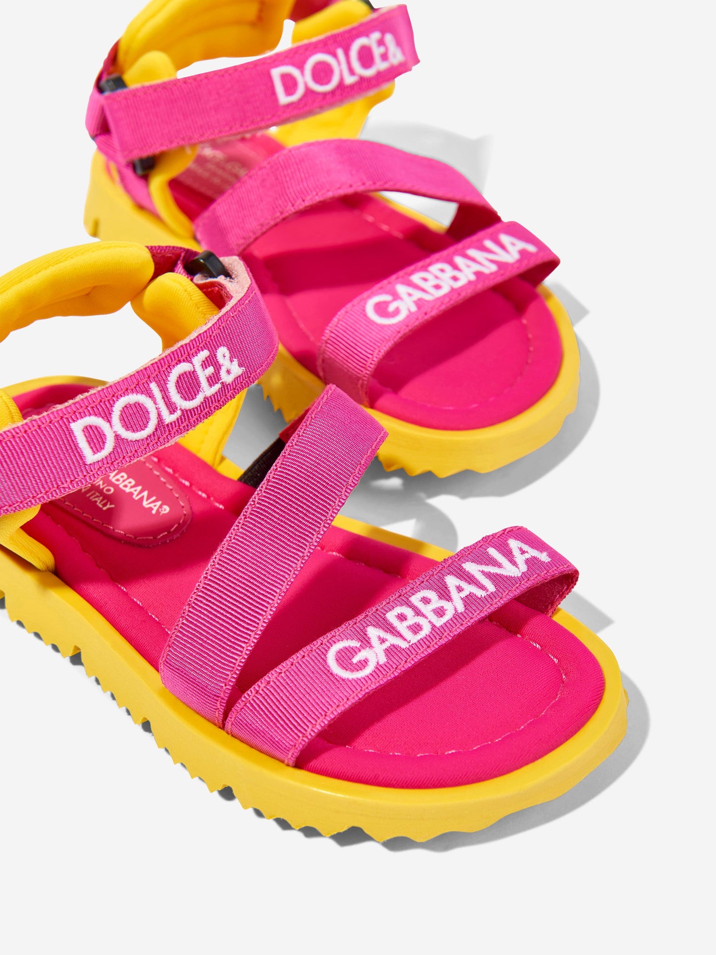 Dolce & Gabbana 女童多色高科技面料凉鞋