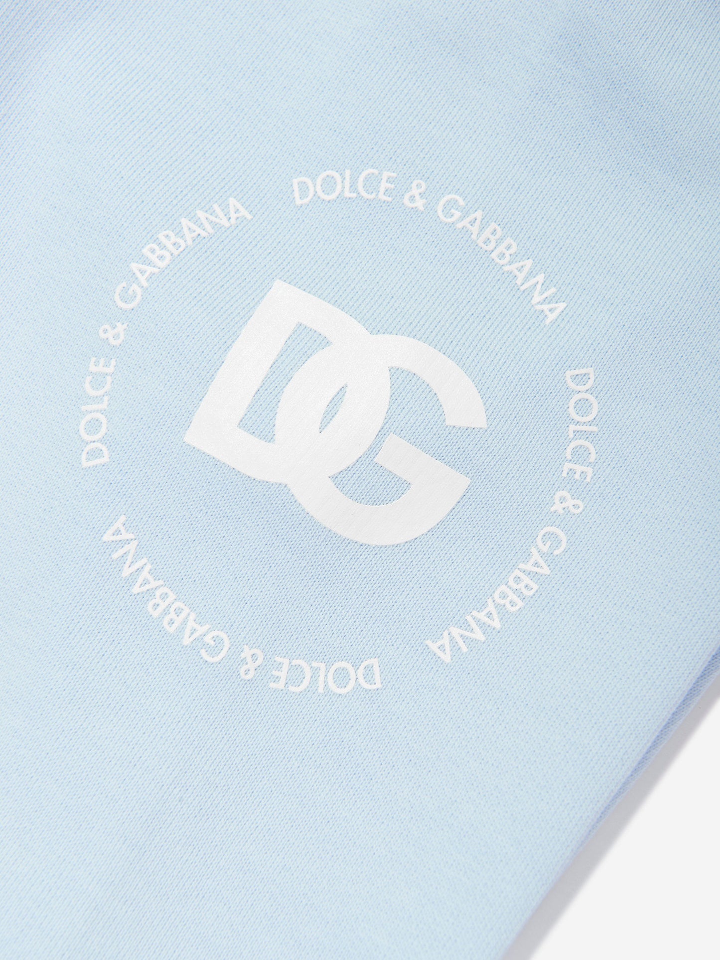 Dolce & Gabbana 男婴蓝色 Logomania 慢跑裤