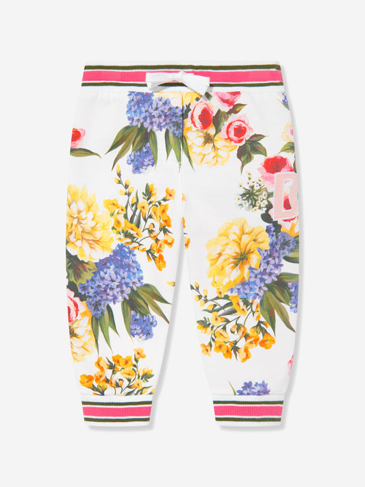 Dolce & Gabbana 女婴花卉印花慢跑裤（多色）