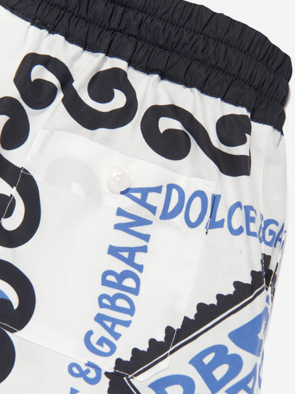 Dolce & Gabbana Boys DG Marina 多色百慕大短裤