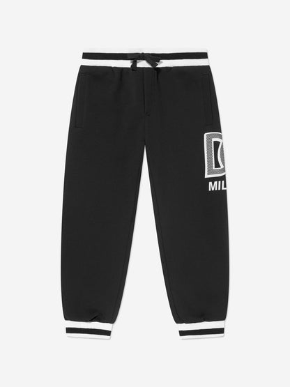 Dolce & Gabbana Boys Milano 黑色慢跑裤