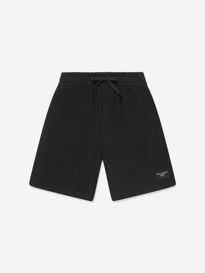 Dolce & Gabbana 男童基本款百慕大短裤（黑色）