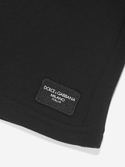 Dolce & Gabbana 男童基本款百慕大短裤（黑色）
