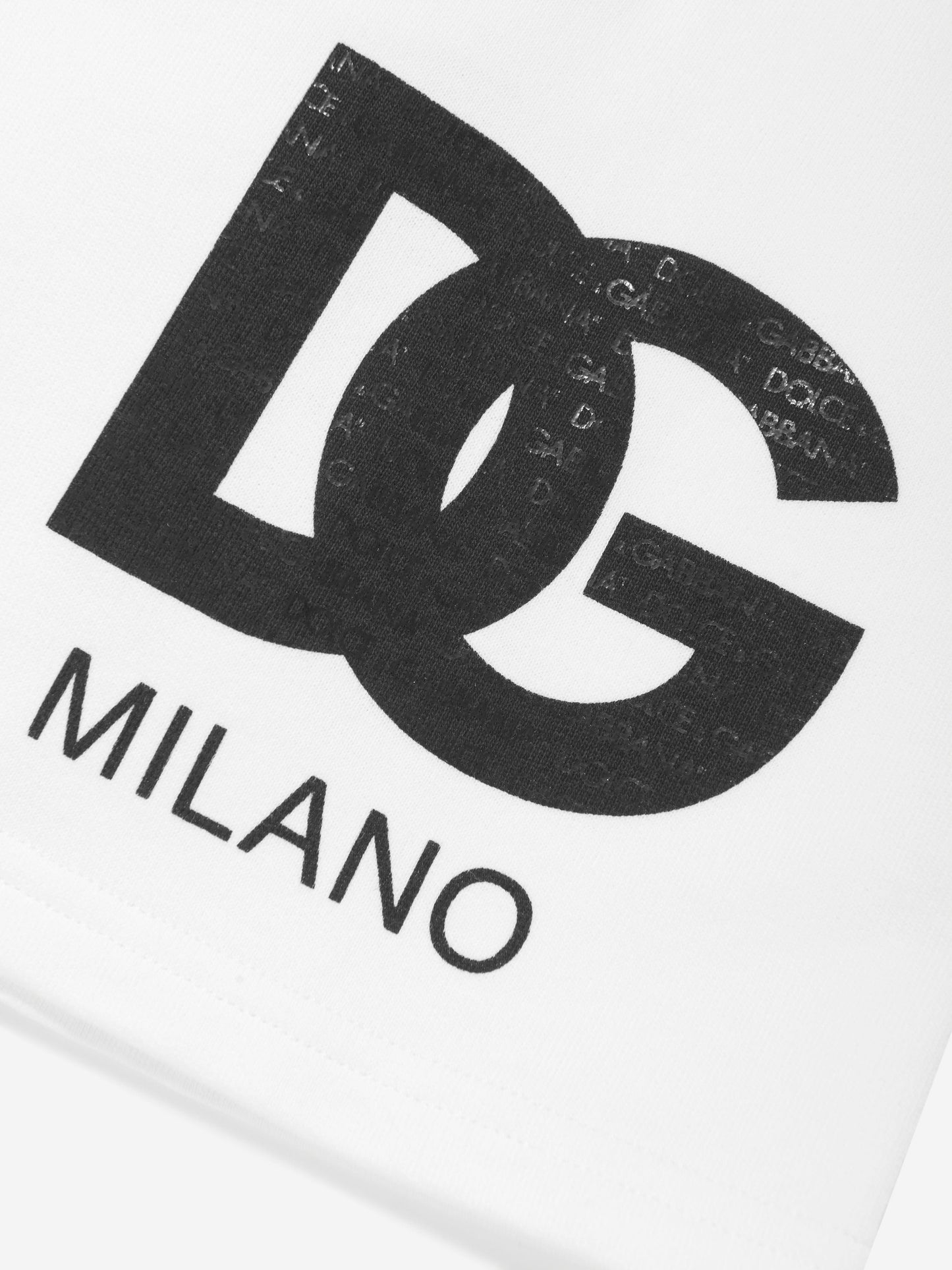 Dolce & Gabbana Boys Milano 白色百慕大短裤