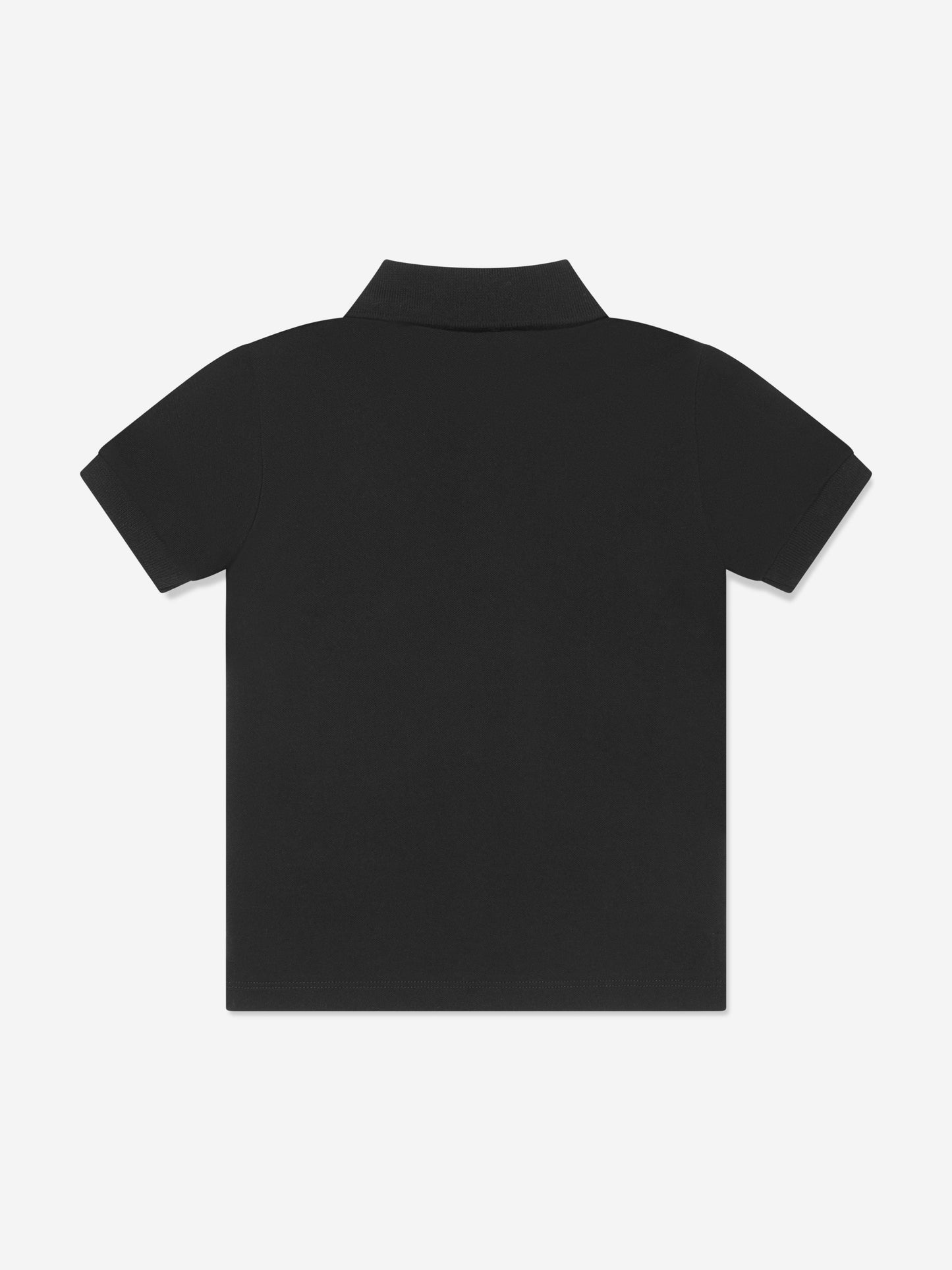 Dolce & Gabbana 男童黑色徽标 Polo 衫