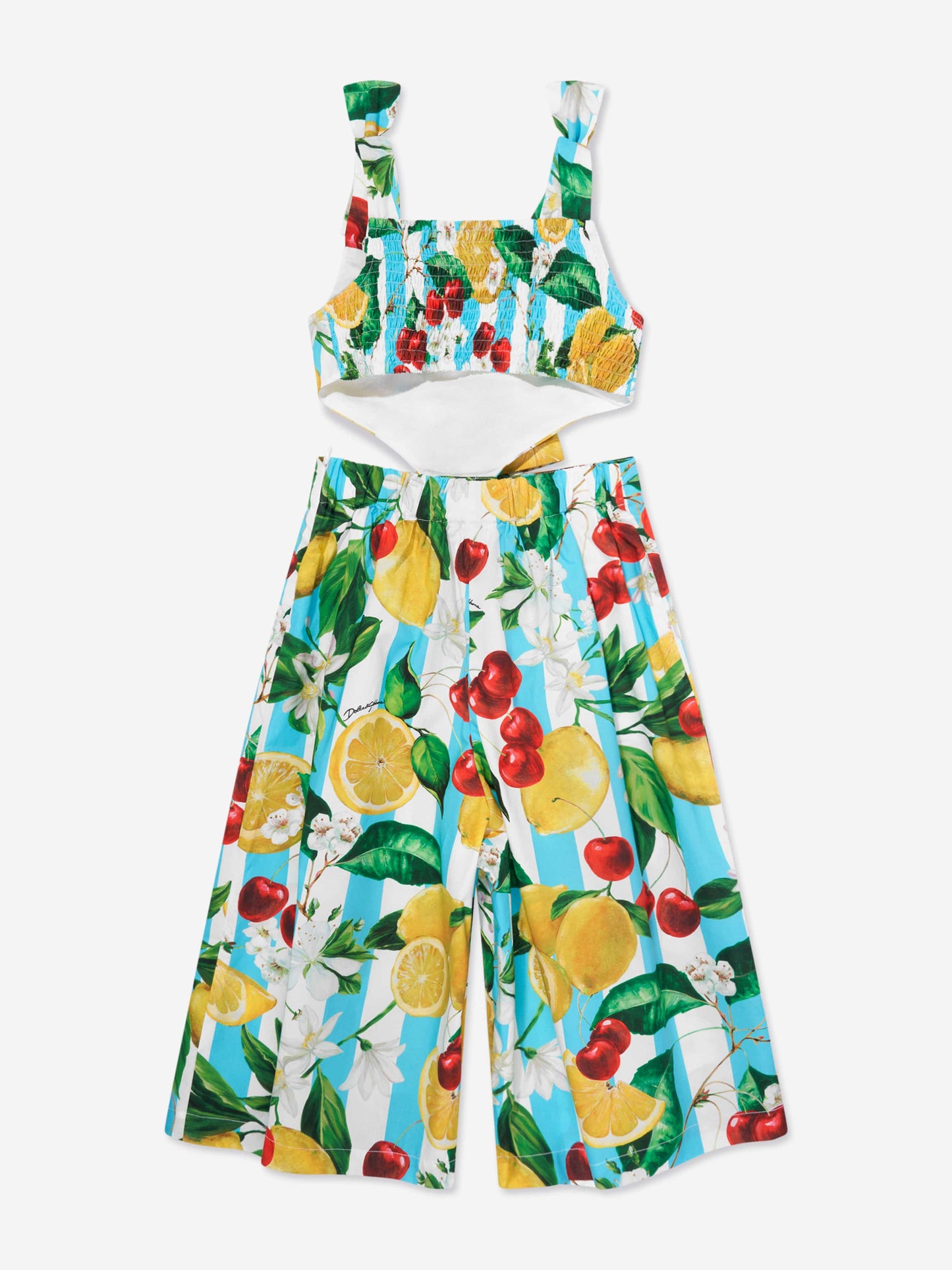 Dolce & Gabbana 女童柠檬印花连身裤（多色）